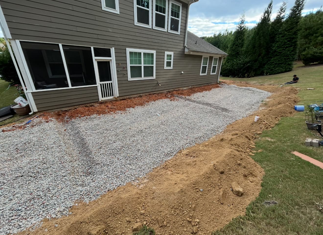 Step 04: Site Preparation in Garner, NC concrete project by Local Concrete Contractor