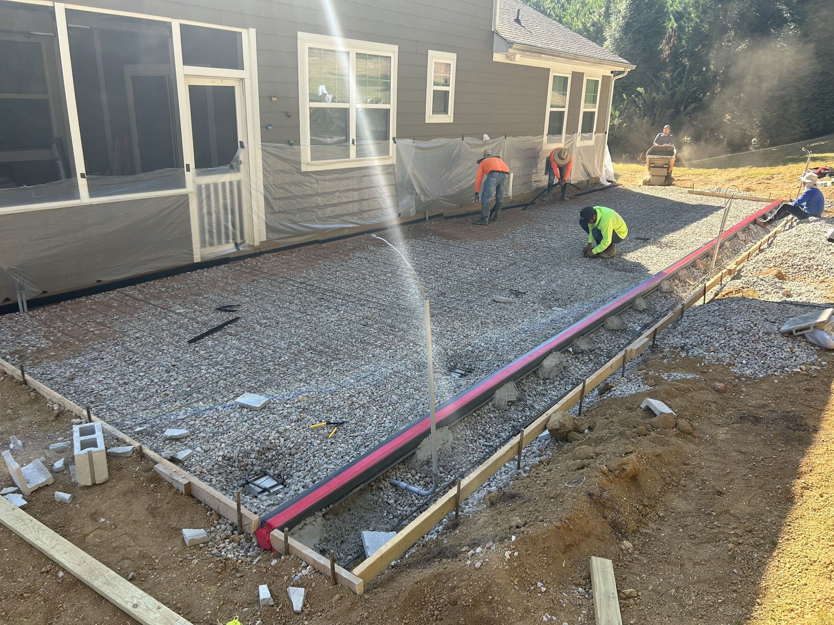 Step 07: Reinforcement in Garner, NC concrete project by Local Concrete Contractor