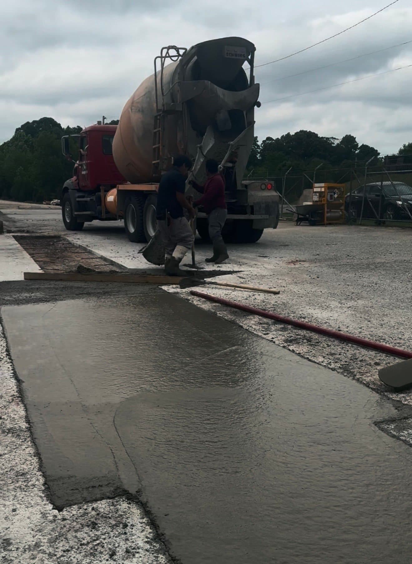 Step 10: Placement in Garner, NC concrete project by Local Concrete Contractor