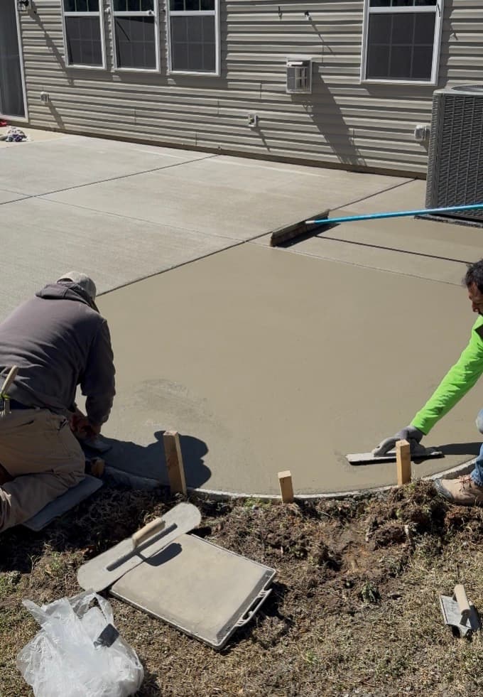 Step 13: Fresno Finish in Garner, NC concrete project by Local Concrete Contractor