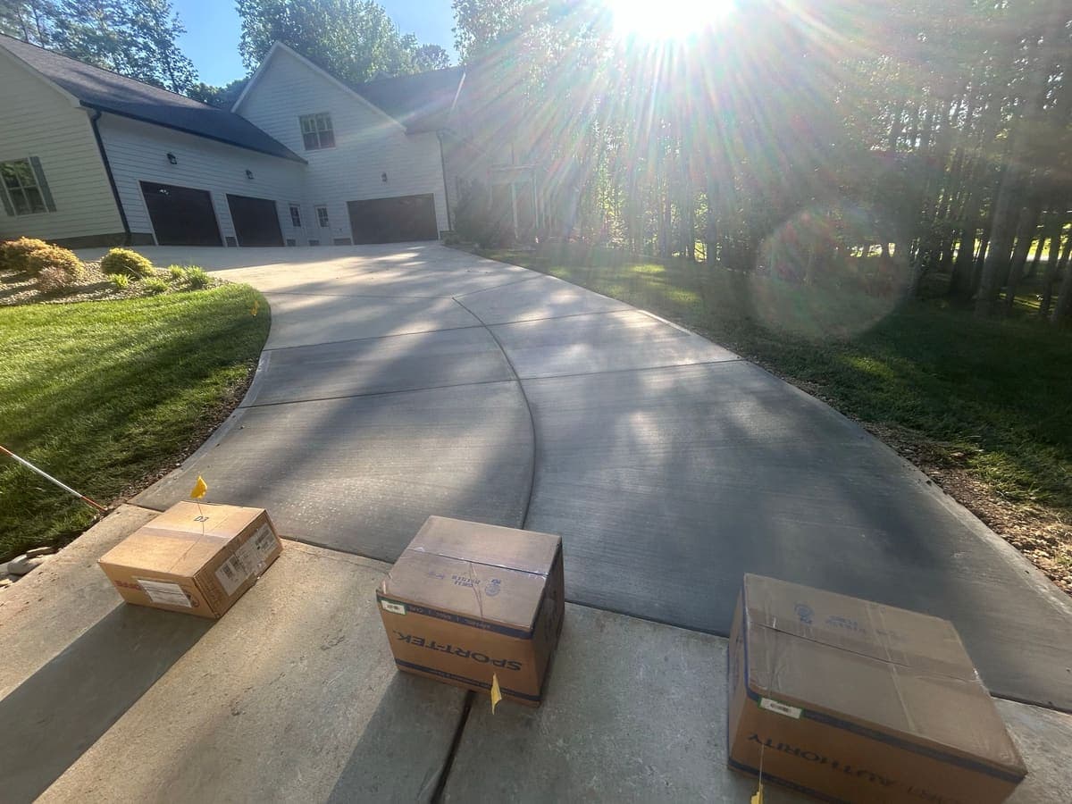 Professional Concrete Driveway Repair installation in Claremont, North Carolina by Local Concrete Contractor — commercial-grade base prep, 6-inch compacted aggregate, expansion joints sawn within 12 hours.