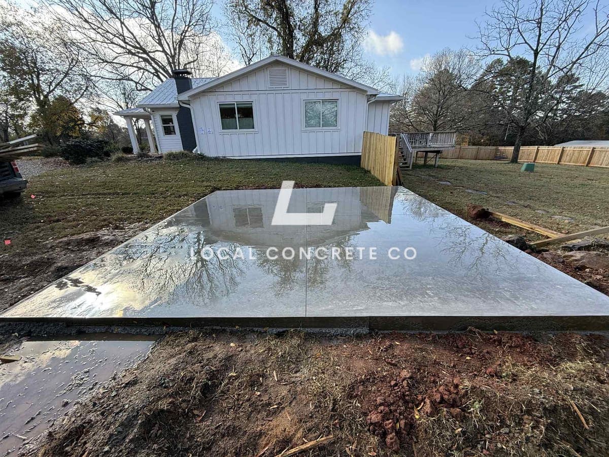 Concrete Garage Floor in Indian Trail, NC — Local Concrete Contractor.