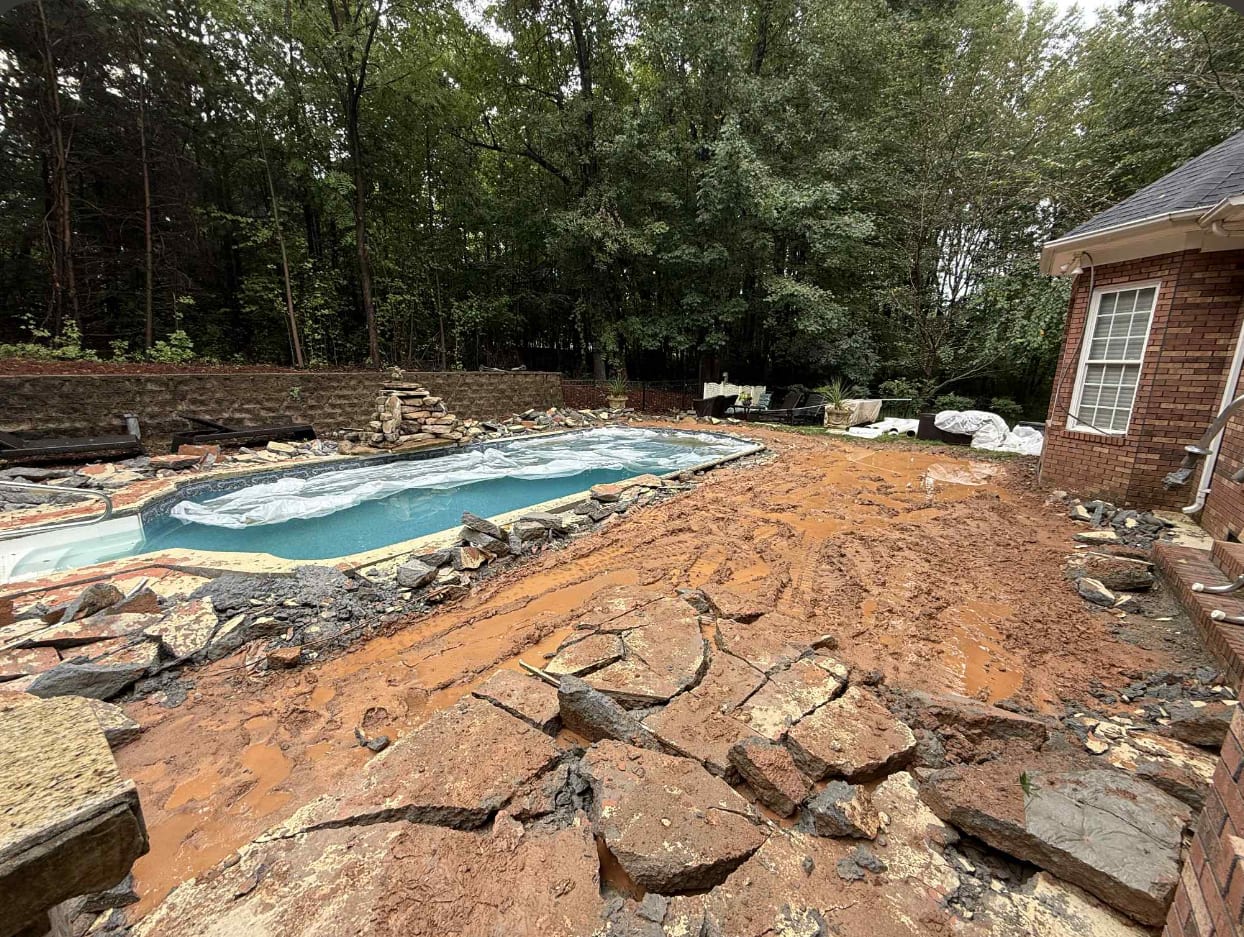 Before concrete installation