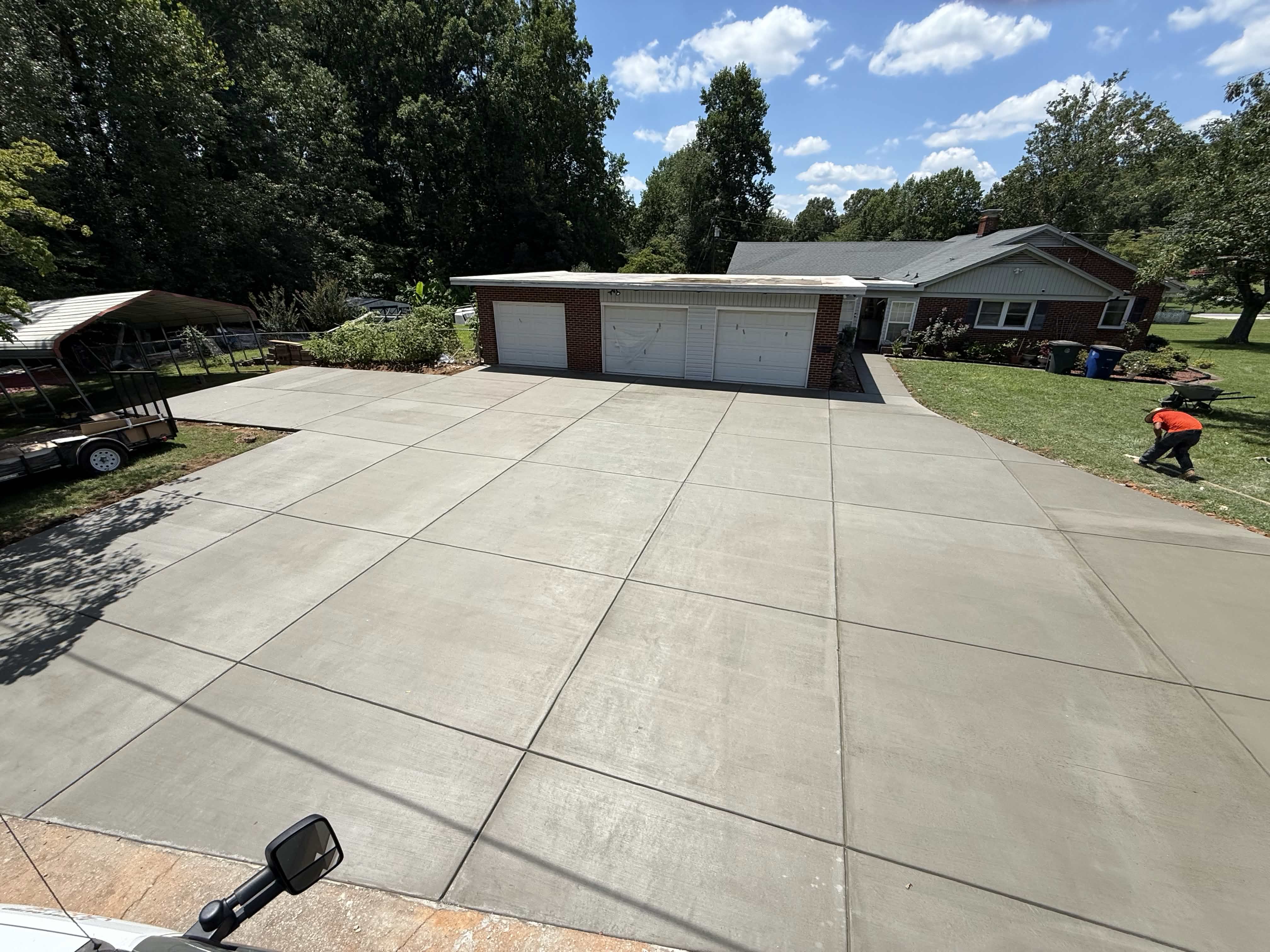 Garner concrete project 1