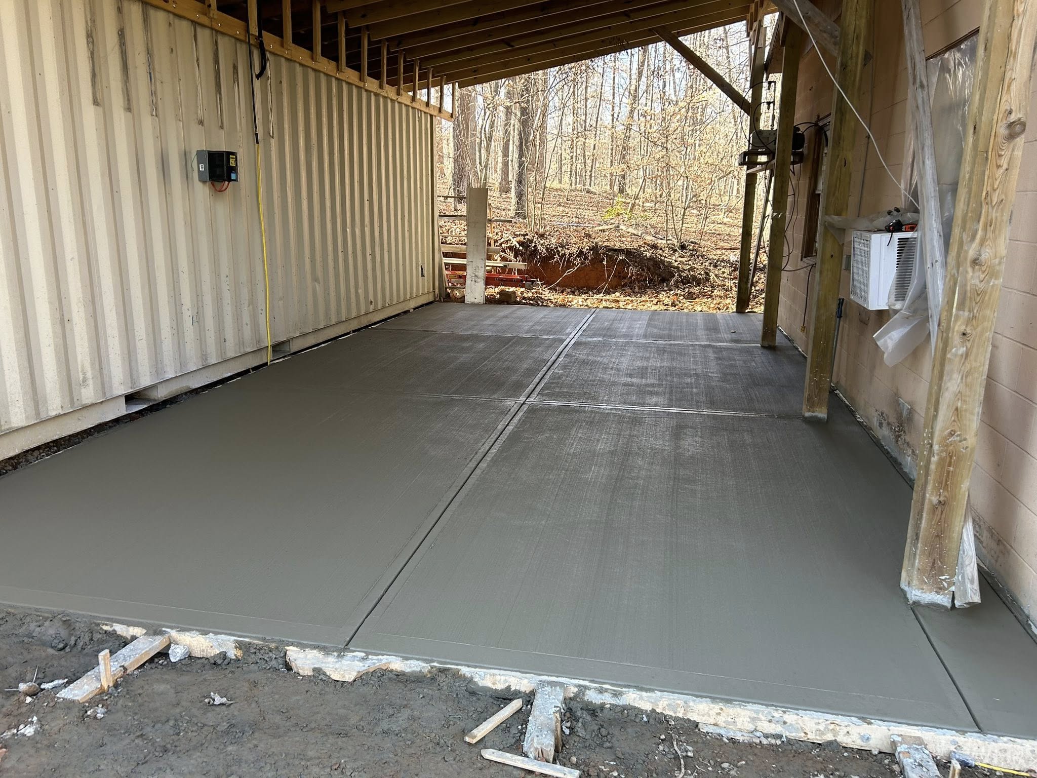 Commercial Concrete Pads project